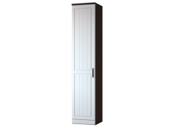 Пенал РОСТОК Венеция-1 Секция 6 Венге/Белое дерево 450*2185*440 мм