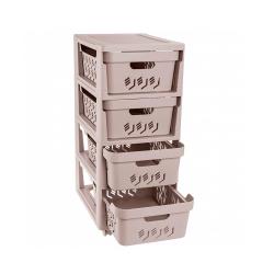 Комод БЫТПЛАСТ Deluxe 4 секции 433276934