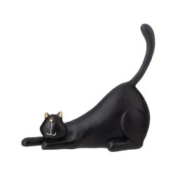 (АКЦИЯ) Cтатуэтка 20,5*7,5*19см Кошка полистоун /233-363/LEFARD/ 