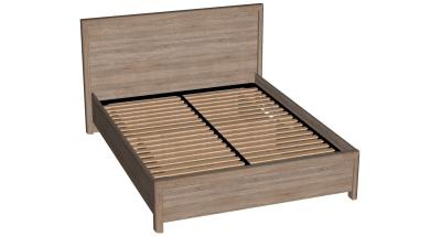 Кровать EURO Рандеву Дуб оксид 1089*1765*2136 мм