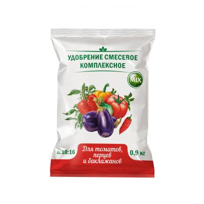 Удобрение минеральное НОВ-АГРО Для томатов, перцев, баклажанов 900 г