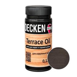 Масло DECKEN Terrase Oil Wood для террас Эбен 0,125 л