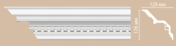 Плинтус потолочный DECOMASTER 128*128*2400 мм DT-5