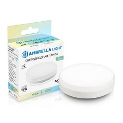 Лампа LED AMBRELLA 15W/GX53/4000К таблетка 531504