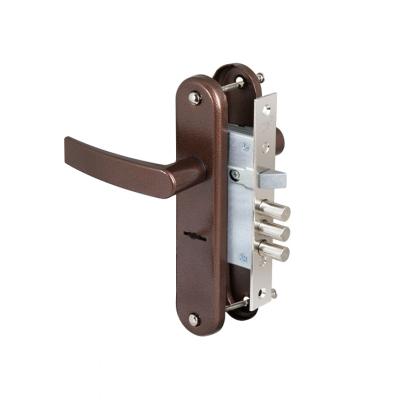 Замок врезной ПРОСАМ 9-8 Медный антик 084301