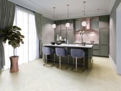 Виниловый ламинат NOVENTIS Herringbone Дуб Нант 640*128*4.5 мм