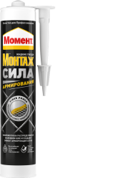 Жидкие гвозди МОМЕНТ Монтаж Сила армирования Светло-серый 400 г