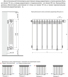 Радиатор биметаллический РУССКИЙ РАДИАТОР BM 500*100 мм 6 секций