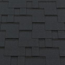 Гибкая черепица ROOFSHIELD Premium Модерн Бархатно-черный