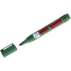 Маркер перманентный CROWN CPM-800 зеленый 3 мм
