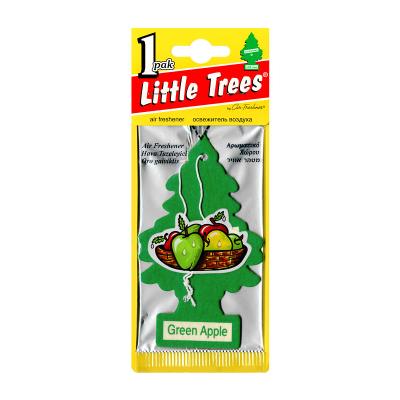 Ароматизатор автомобильный LITTLE TREES зеленое яблоко U1P-10316-RUSS