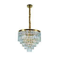 Люстра ЛАЙТ СФЕРА 2752P/10A Plating brass+clear Латунь