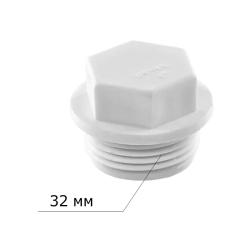 Заглушка ПП TEBO полипропилен резьбовая 1" НР