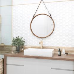 Плитка базовая ALMA CERAMICA Bilbao White 24,9*50 см