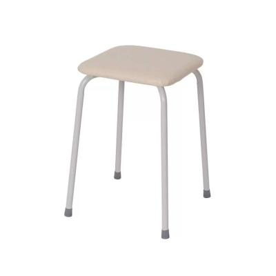 Табурет квадратный Пенёк легкий 184, цвет сиденья ваниль /ЗМИ/