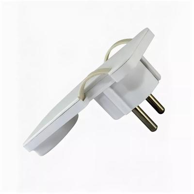 Вилка TDM угловая плоская белый