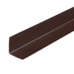 Угол ПВХ ИДЕАЛ Каштан 30*30*2700 мм