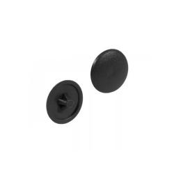 Заглушка декоративная на крестовой шлиц черный