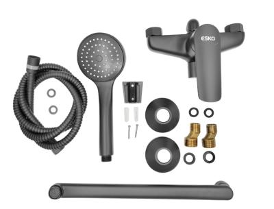 Смеситель для ванны ESKO Lagos Black LG31GM 