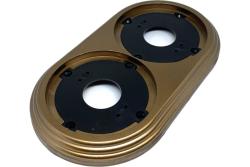 Рамка ТМ МЕЗОНИНЪ Усадьба 1 пост бронза GE30701-36