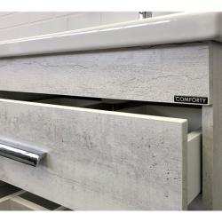 Тумба с раковиной COMFORTY Никосия 70 дуб белый 