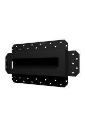 3010SGR, Решетка вентиляционная SGR 300х100 окраш.сталь Matt black ERA