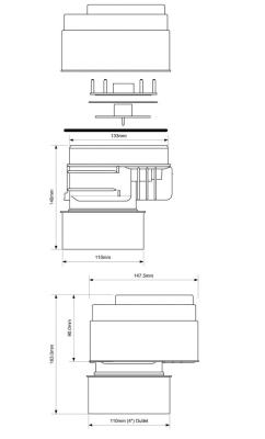 Клапан вакуумный MCALPINE MRAA1PS-CLEAR Клапан вакуумный MCALPINE MRAA1PS-CLEAR