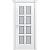 Дверное полотно ТЕКОНА Фрейм 09 ясень белоснежный остекленное 2000*800 мм