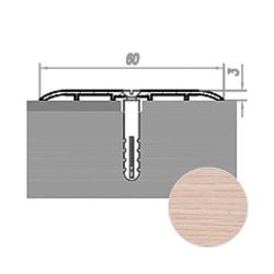 Профиль одноуровневый НОВОСЕЛ П 63.35 Серый ясень 1,8 м
