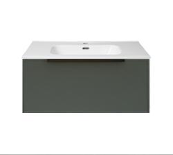 Тумба с раковиной LA FENICE Simpla 80 серо-зеленый 