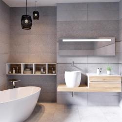 Плитка базовая GRACIA CERAMICA Aneta Grey light 02 30*90 см
