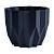 Горшок пластиковый BMC Геометрия Антрацит 5,8 л
