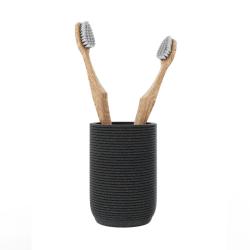 Стакан для зубной пасты FORA Twister Black