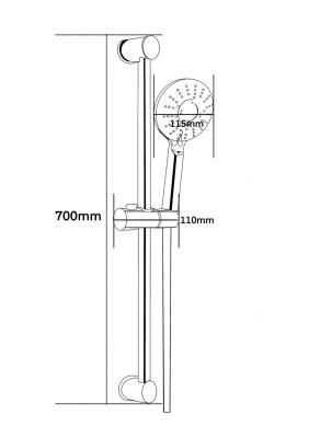 Душевой гарнитур VODA VSS14