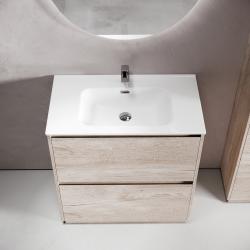 Тумба с раковиной SANCOS Libra Floor 80 дуб галифакс 