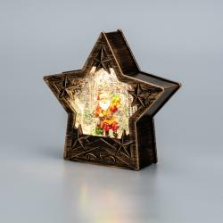Светильник LED NEON-NIGHT Звезда декоративный с эффектом снегопада и подсветкой 501-182