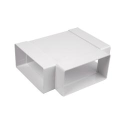 Тройник плоский ERA 612ТПП пластмассовый