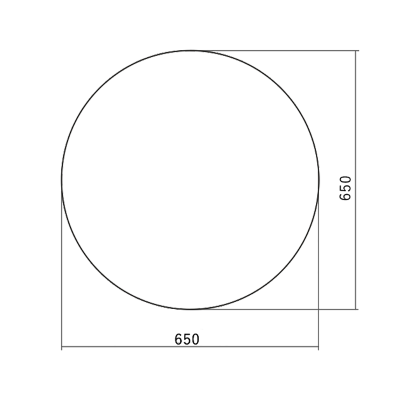 Зеркало SILVER MIRRORS Круг 65 см
