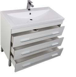 Тумба с раковиной AQUANET Верона New 100 ящики