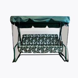 Качели садовые УДАЧНАЯ МЕБЕЛЬ Валенсия Зеленый 224*150*170 см