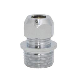 Переходник латунный с цангой для смесителя 1/2" 10 мм НР