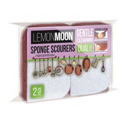 Губка кухонная LEMON MOON Retro Сканди 2 шт