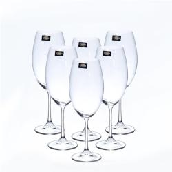 Набор фужеров 6шт 510мл для вина MILVUS /Bohemia Crystal/