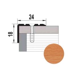 Профиль угловой ЛУКА ПУ 03 Бамбук 076 0,9 м