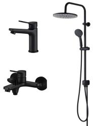 Набор смесителей ESKO Dubai Black DI3IN1B