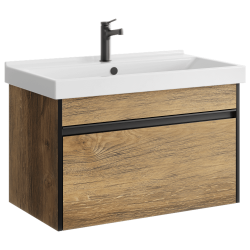 Тумба с раковиной AQWELLA Urban 80 дуб балтийский 