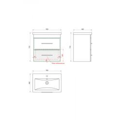 Тумба с раковиной КАКСА-А Hotel 70