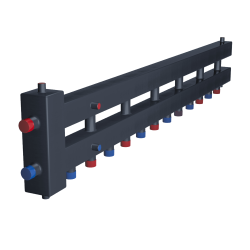 Коллектор модульный RISPA с гидрострелкой 7 выходов ГРУ+КМГ60-7ВН