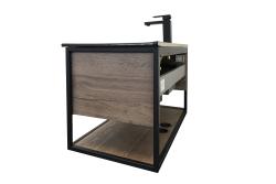 Тумба с раковиной COMFORTY Бонн 90 дуб темный 