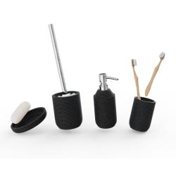 Дозатор жидкого мыла FORA Twister Black 